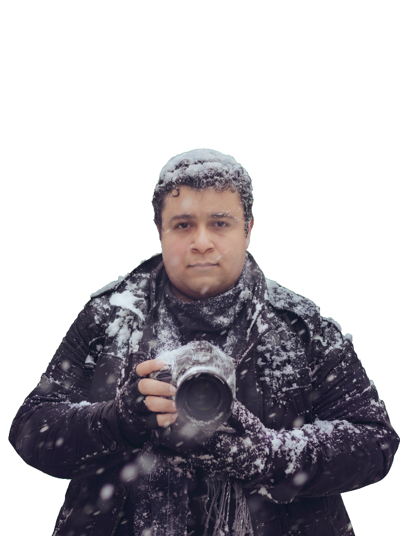 Mohamed Mekhamer photographing Istanbul in snow